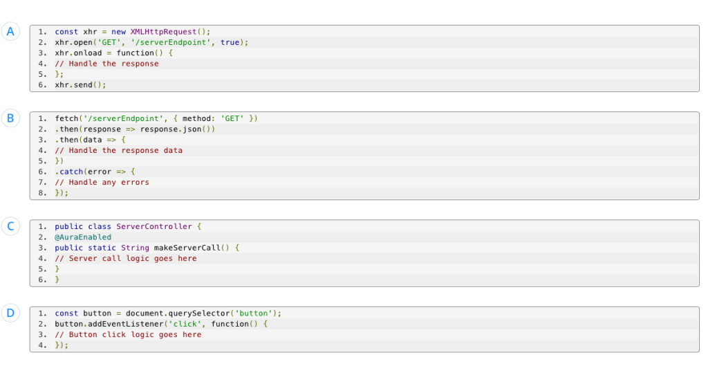 salesforce developer skill assessment